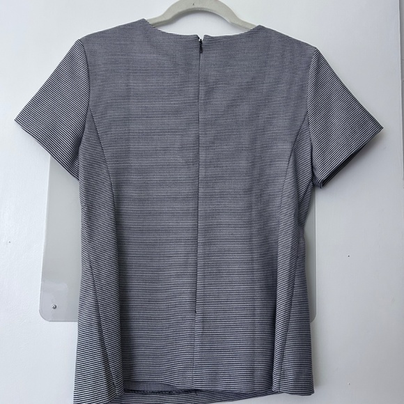 Black and white striped dress top - Picture 3 of 4